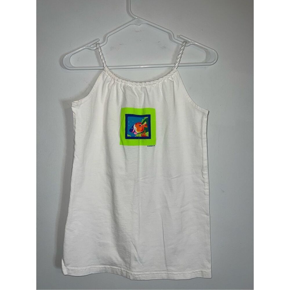 Women’s VINTAGE Speedo Babydoll Tank MEDIUM